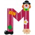Lettera M Clown - Sevi 81749